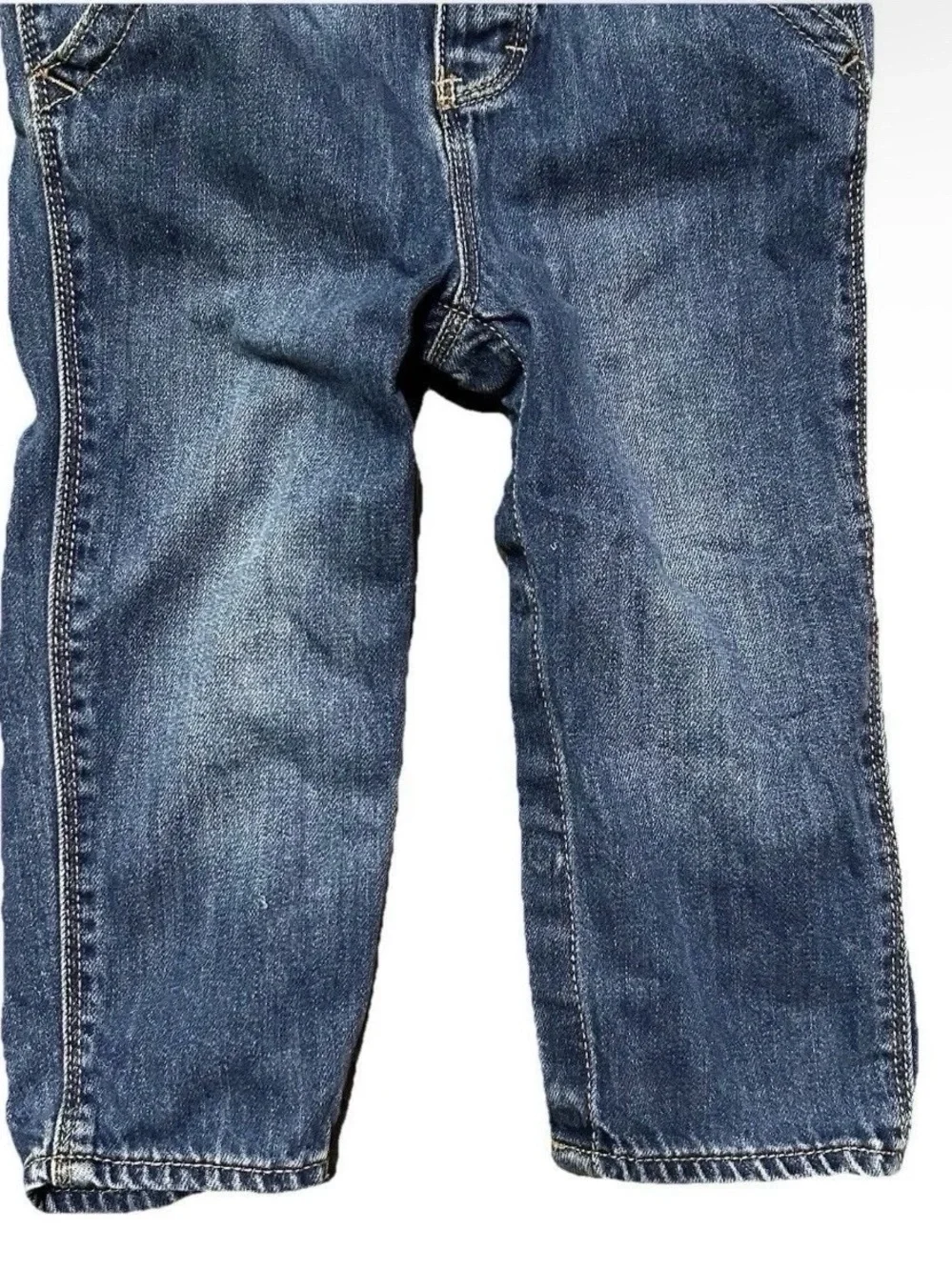 Toddler Girl Oshkosh Denim Overalls Size 18-24 Months